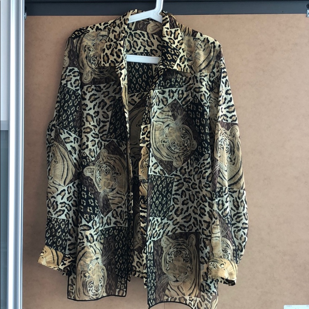 Leopard blouse
